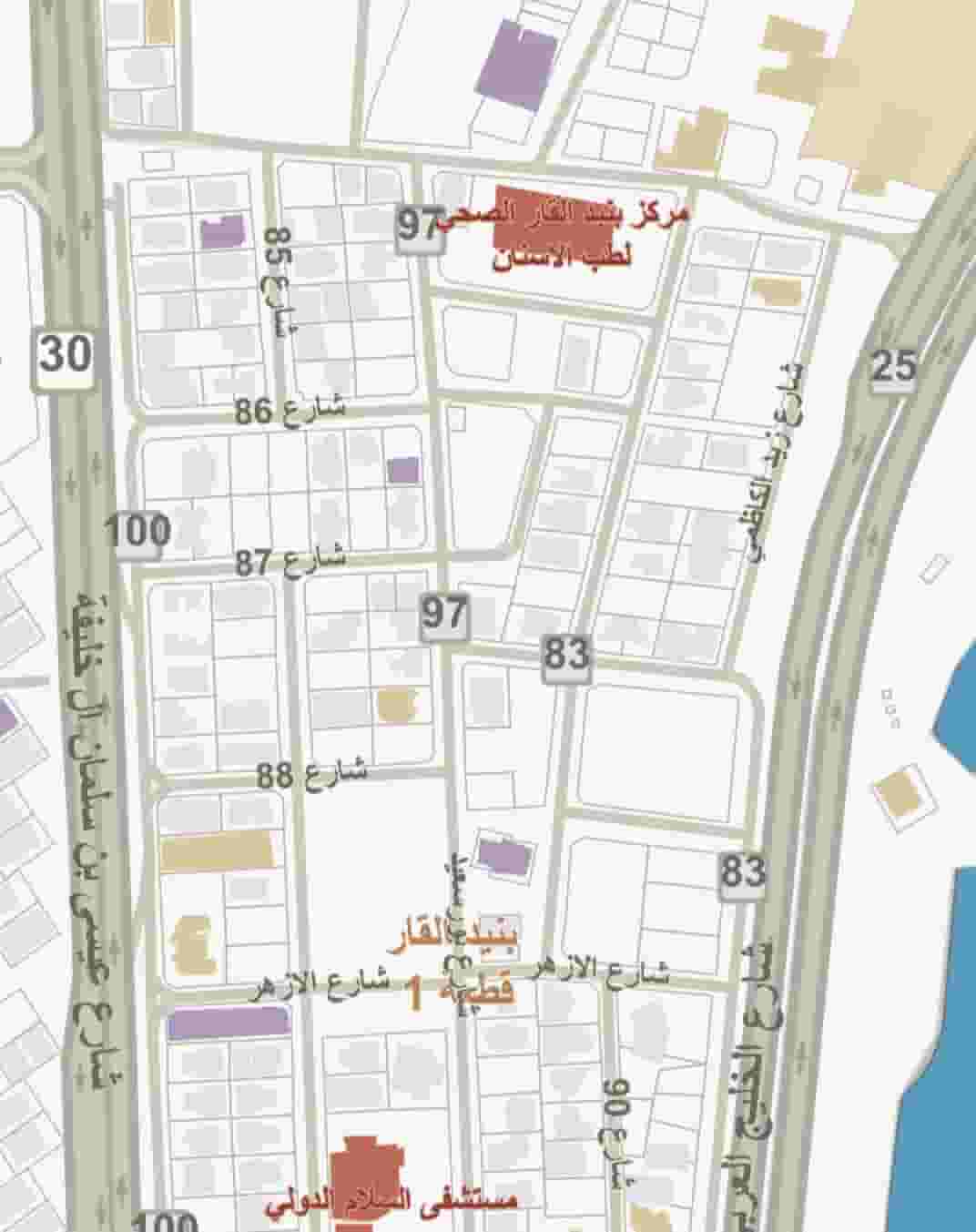 Land for sale in Bneid Al Qar with an area of 2241m