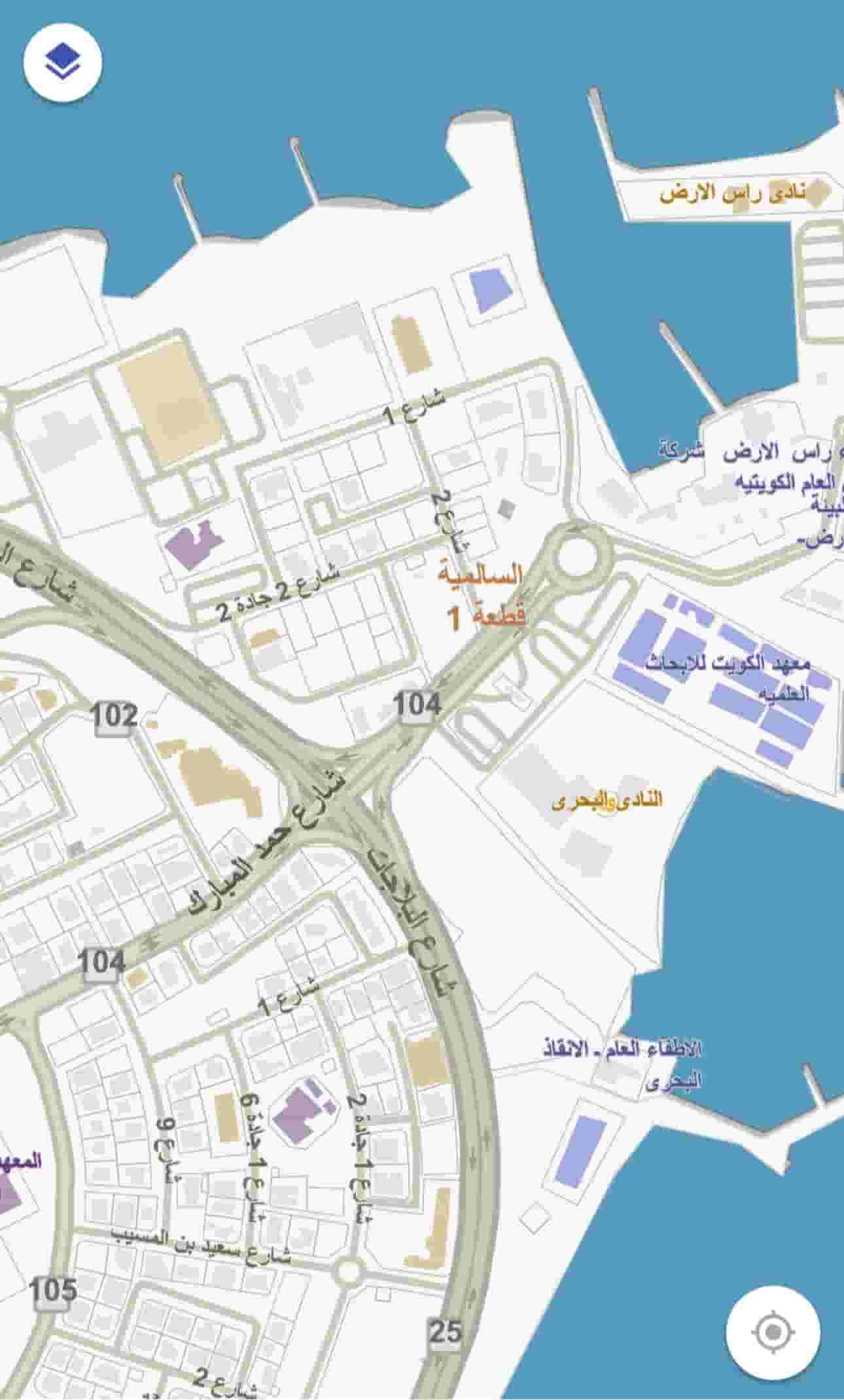 Land for sale in Salmiya area 1000 m
