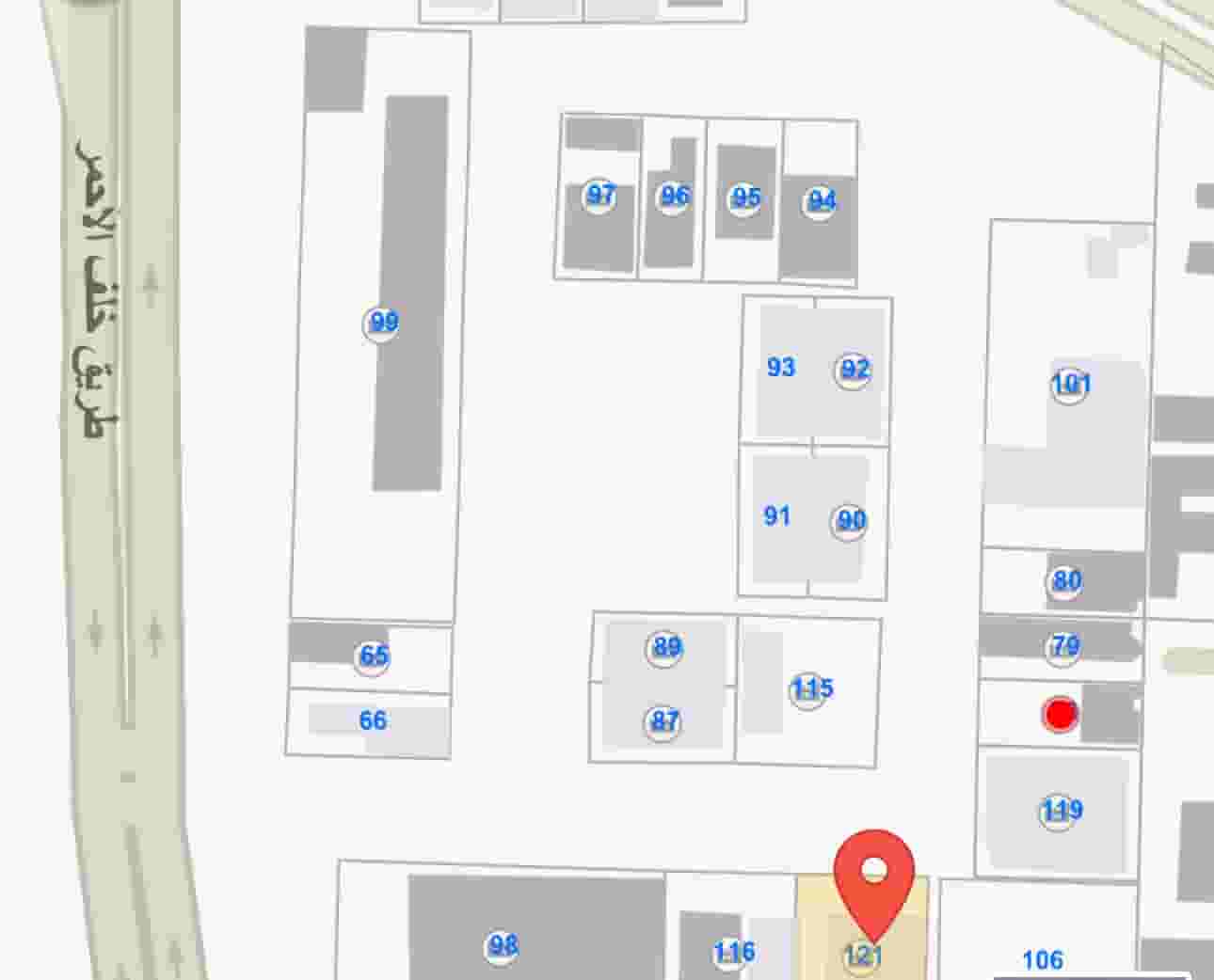 للبيع قسيمة صناعية في الصليبية 2000م