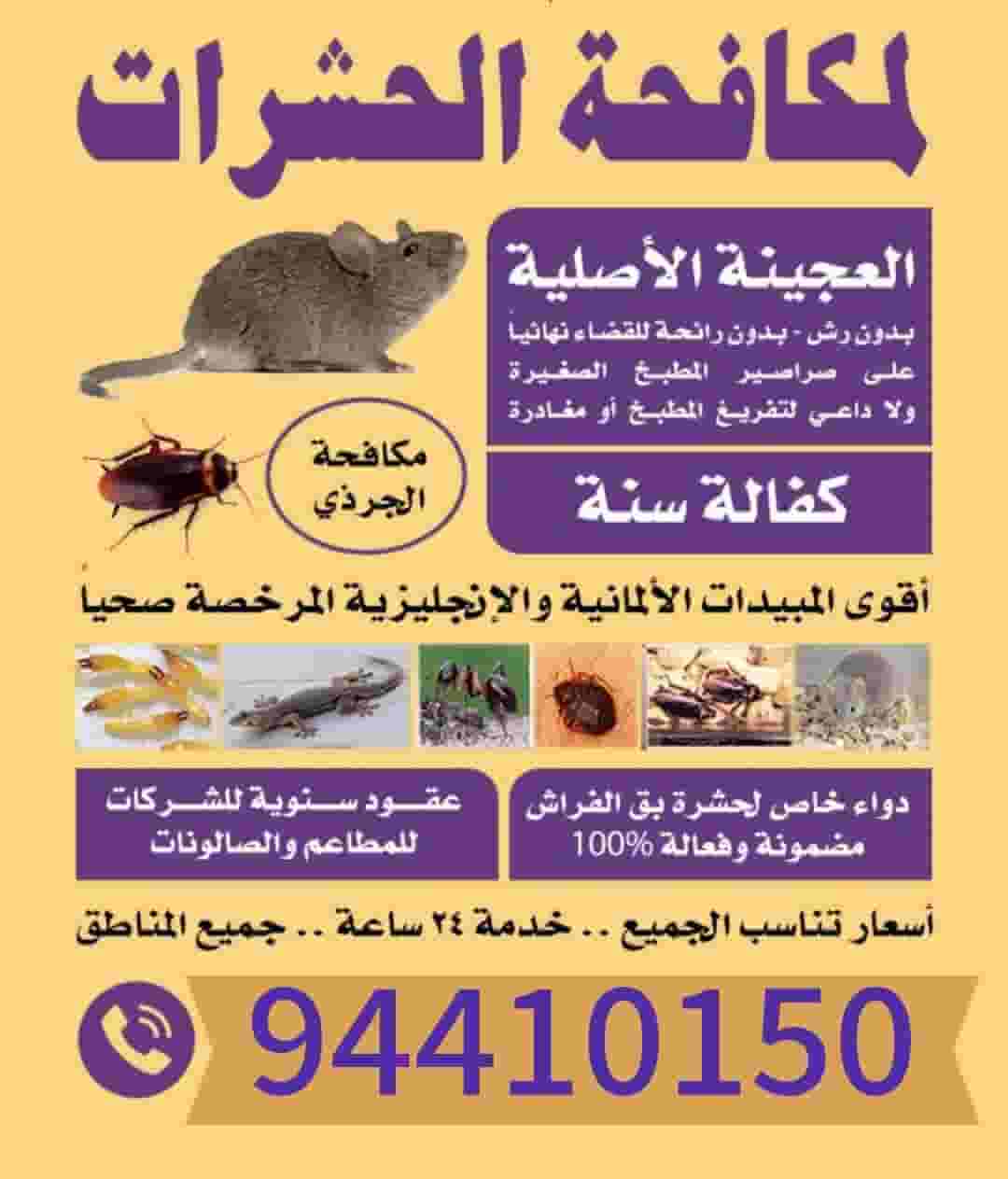 مكافحة حشرات وقوارض