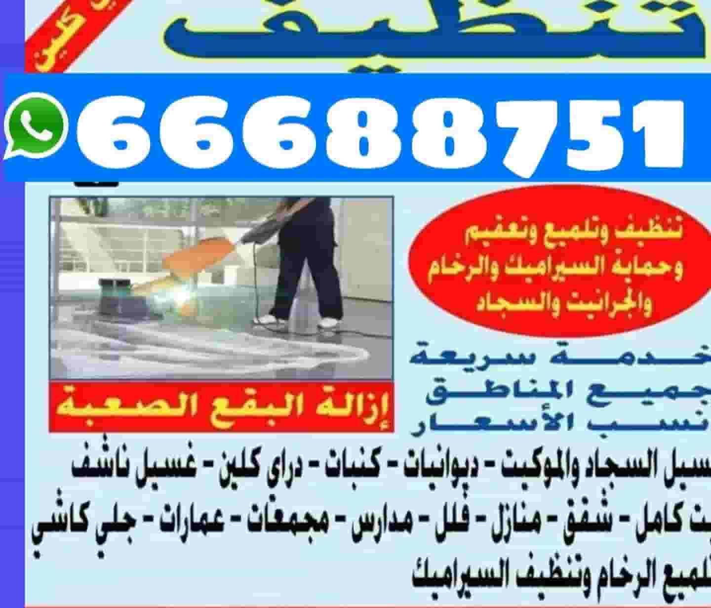 تنظيف الشقة والفيلا