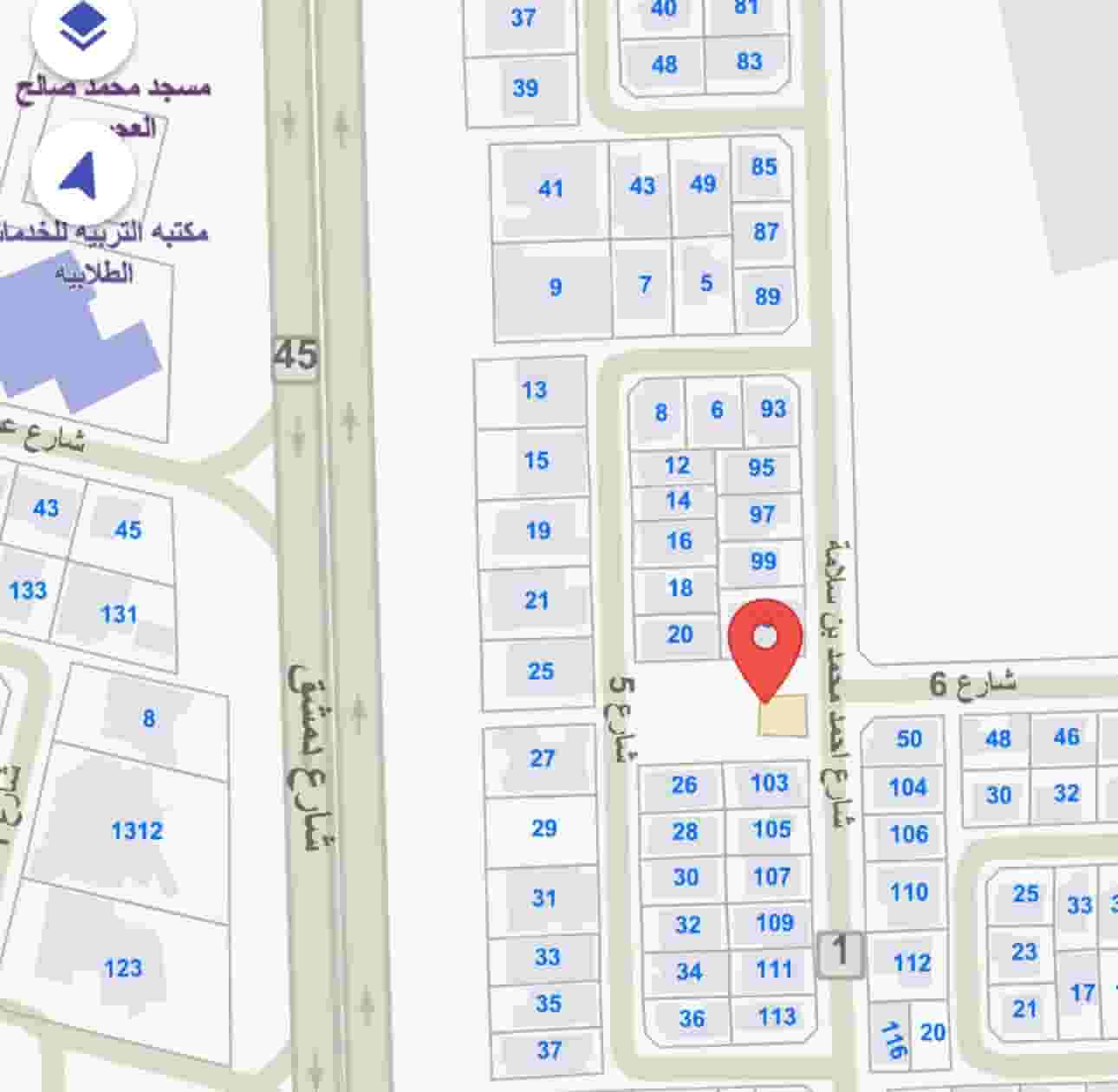 The land of Al-Surra 1000 m Damascus Street