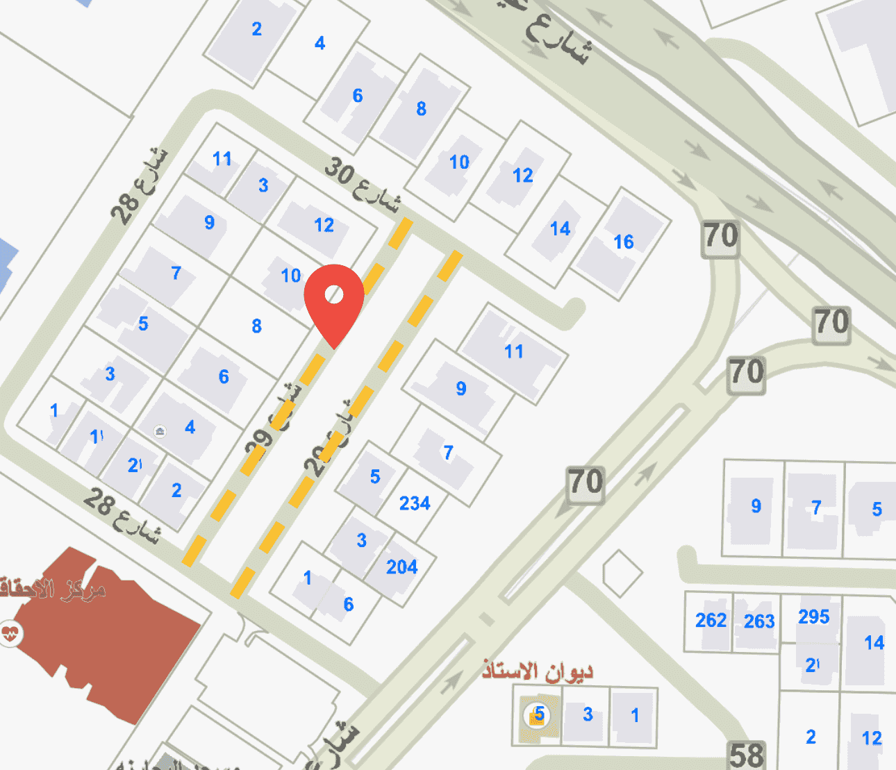 ارض 500م بالدعية