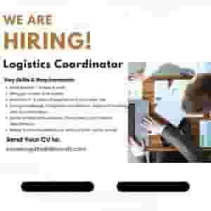 نحن نوظف منسق الخدمات اللوجستية