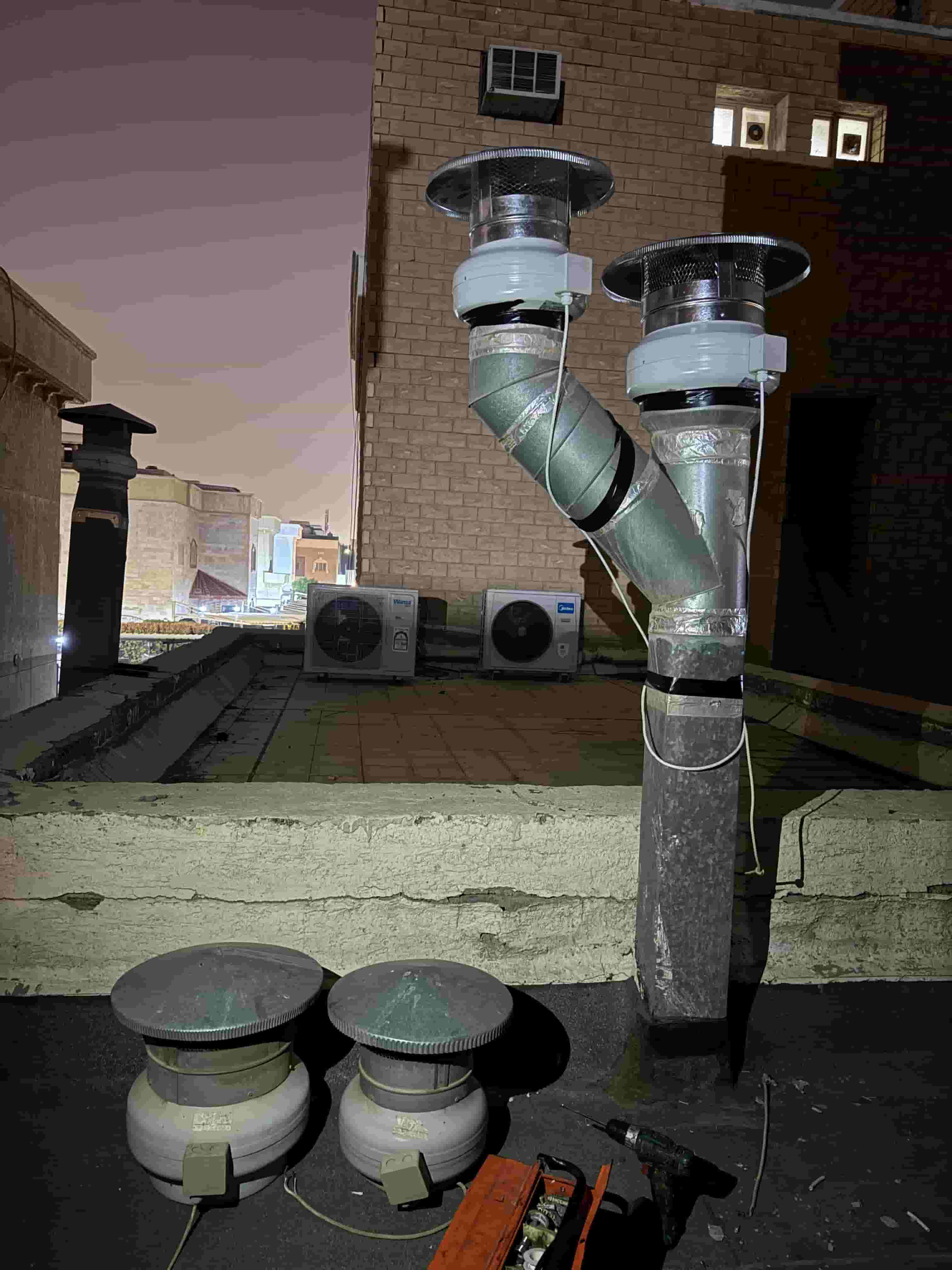 تصليح شفاطات التهويه و المكيفات 