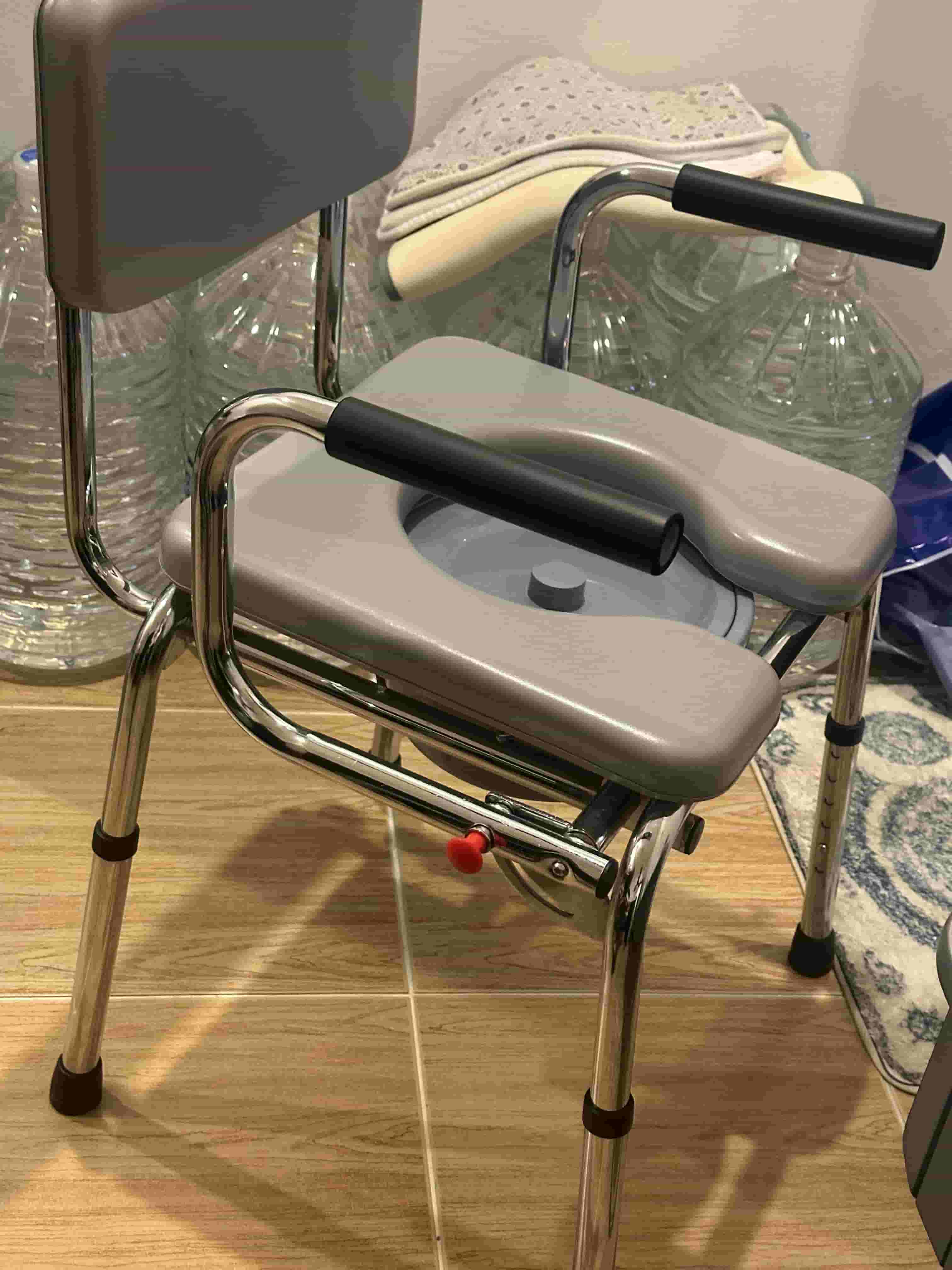 For sale a chair and a medical toilet