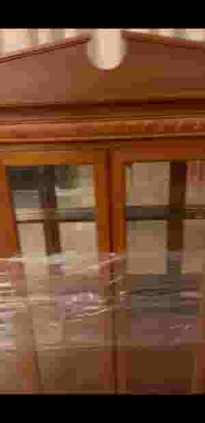 For sale a solid and heavy wood cabinet