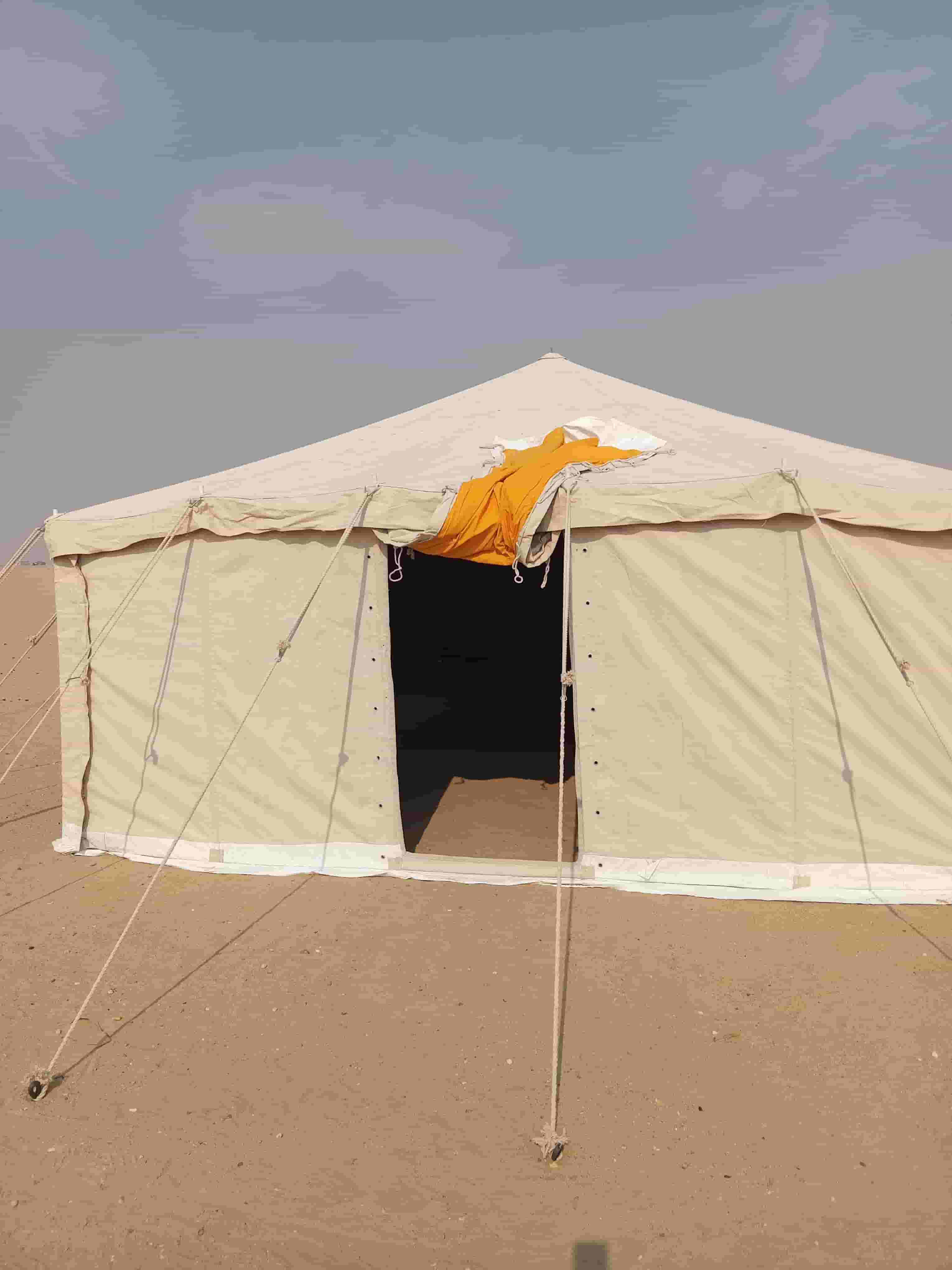 Abu Tabarak transferred tents and half a lorry