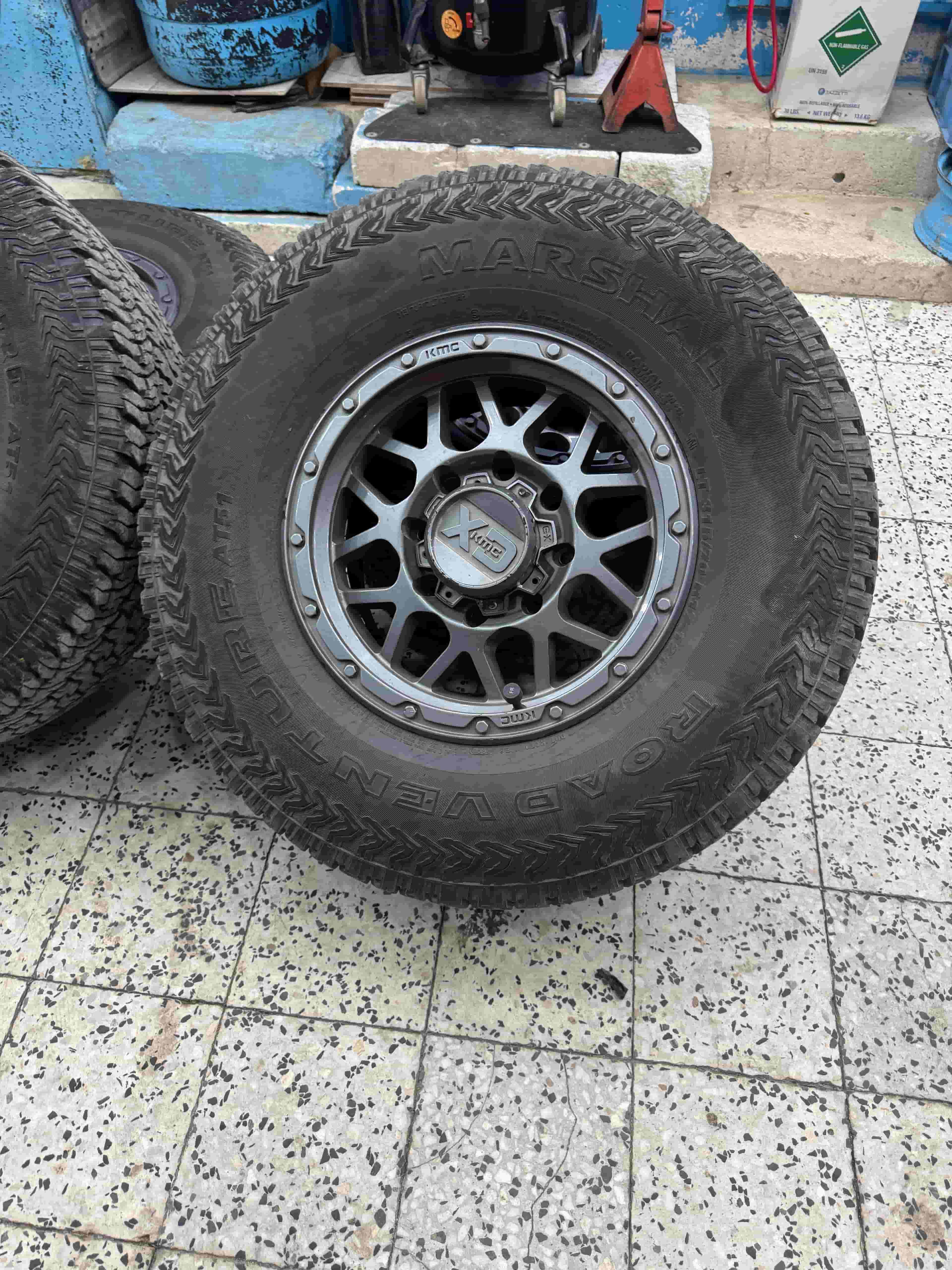 For sale 4 tires and 4 wheels