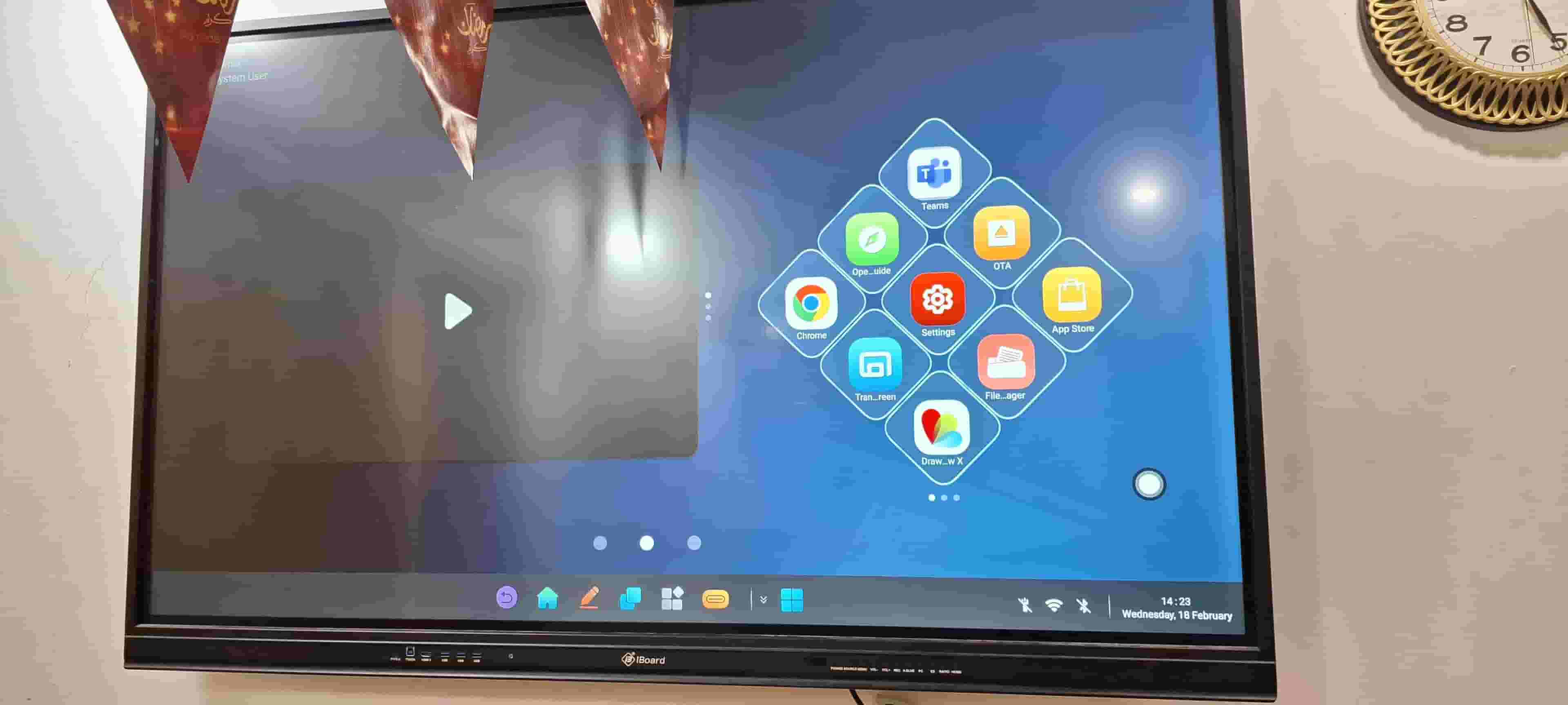 70 inch touch interactive whiteboard screen