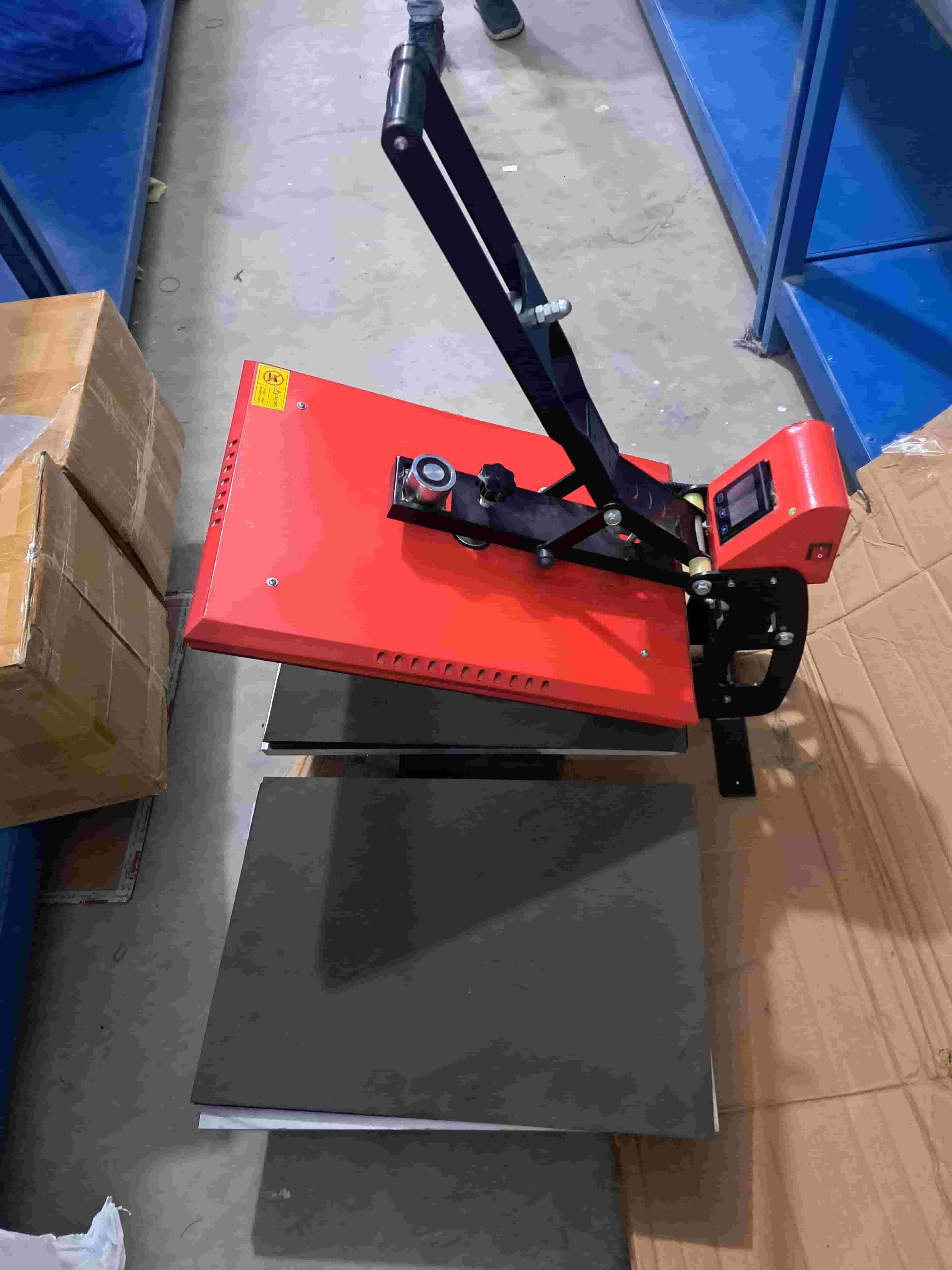 Printing machines on clothes