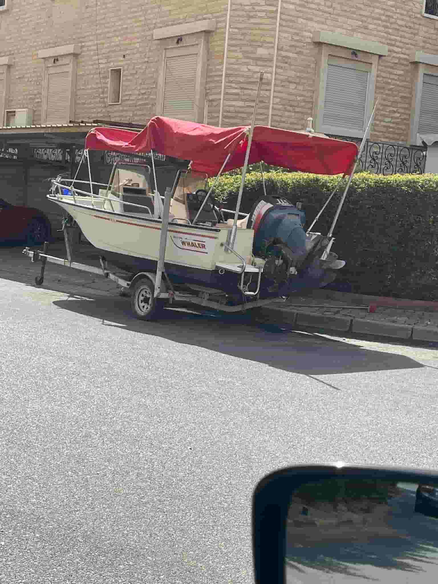 Boston Wheeler 16 ft boat with pick up