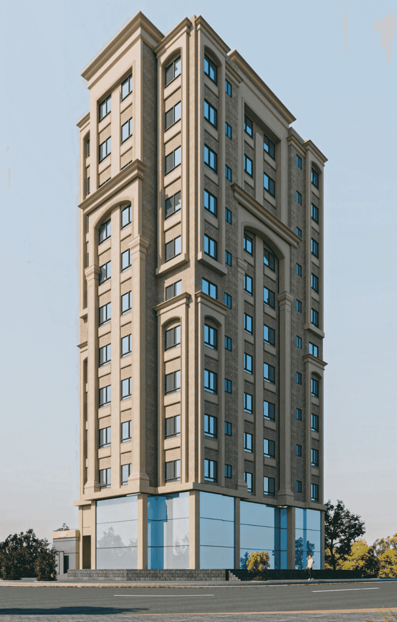 1000 m building, Salmiya corner