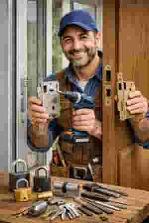Locksmith and key technician, lock and key services