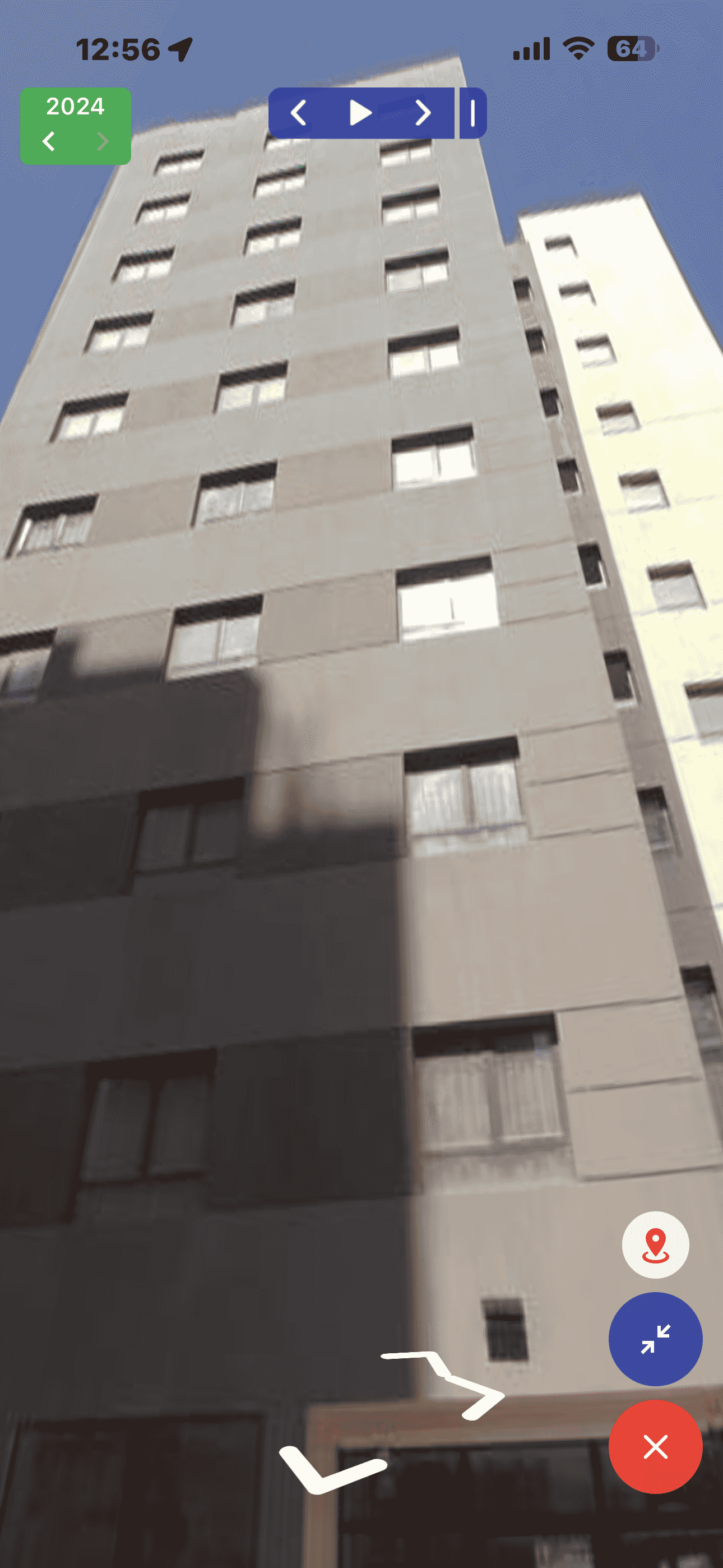 670 m building around me overlooking Tunis Street