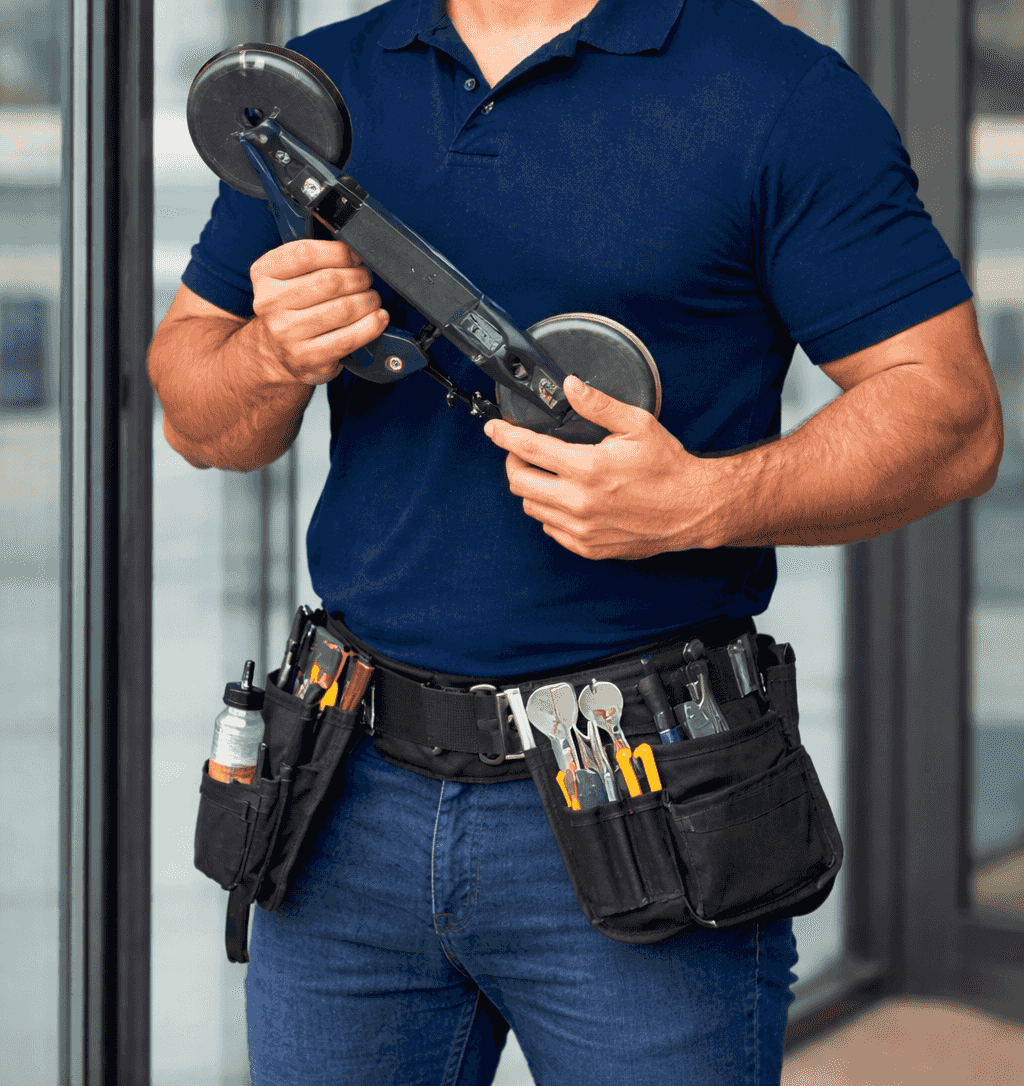 Specialized glass technician