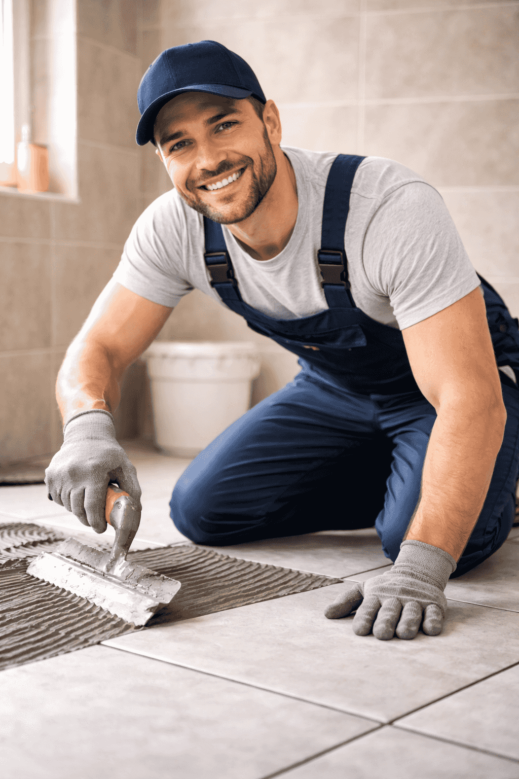 Professional ceramic and flooring technician 🧱