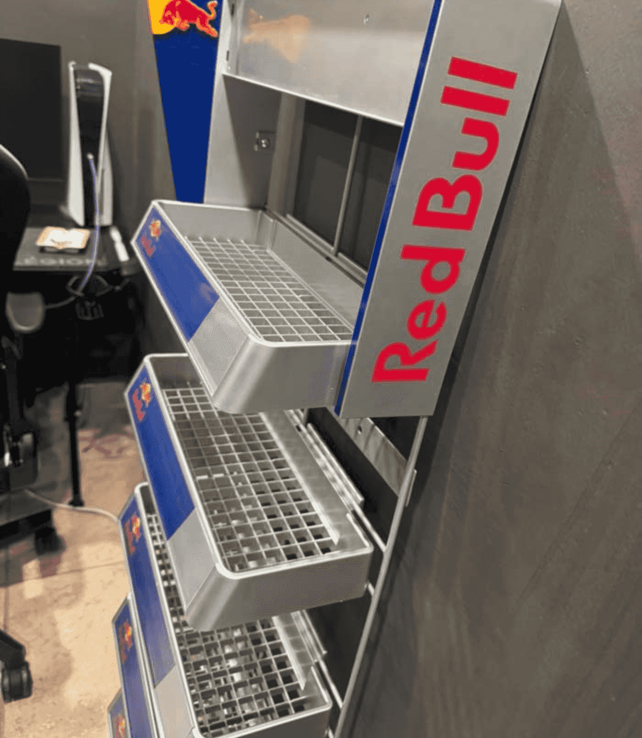 Original Red Bull stand