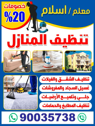 تنظيف المنازل