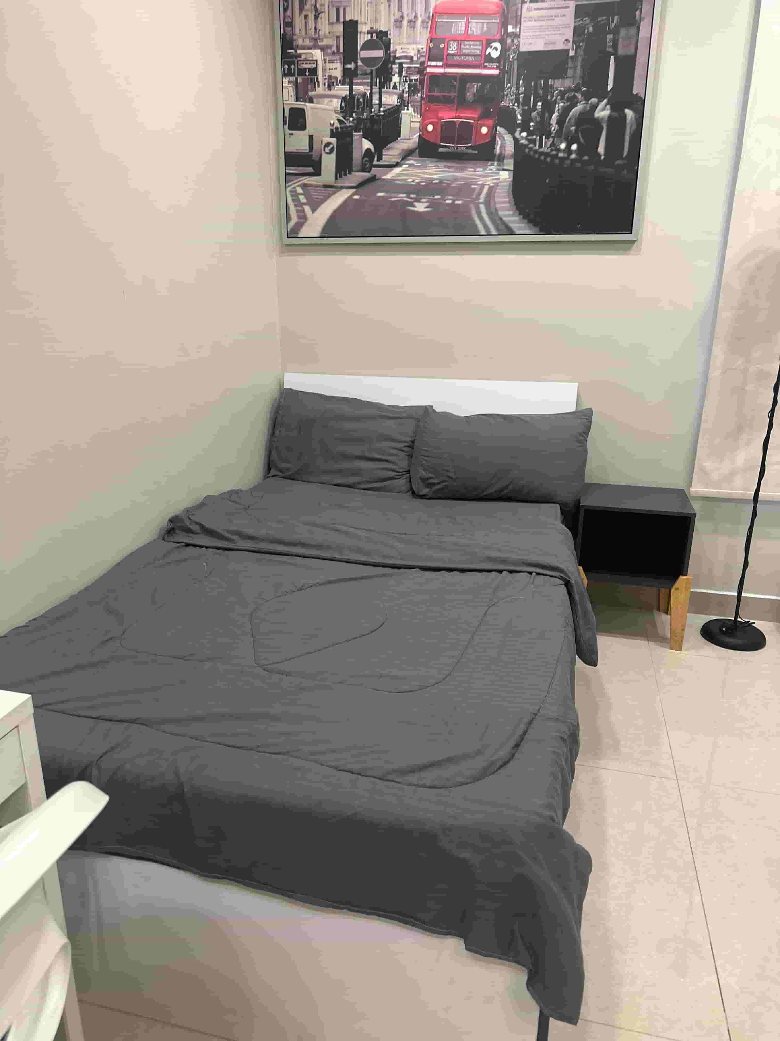 A bedroom from IKEA is one and a half