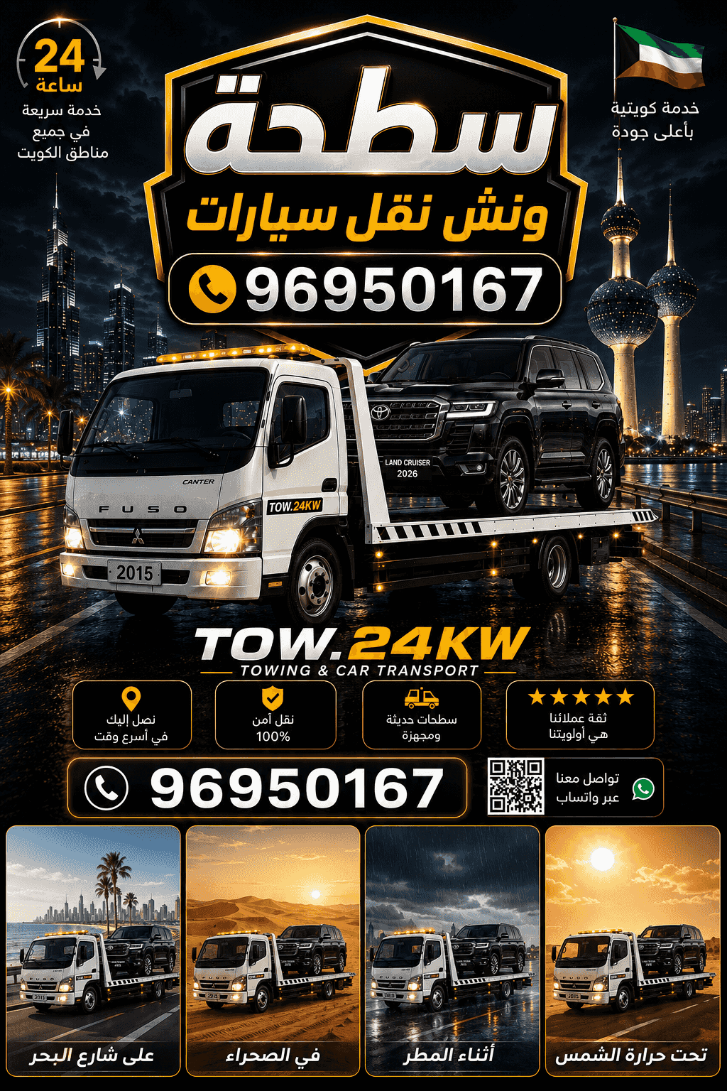 ونش سطحة خدمة 24 ساعة