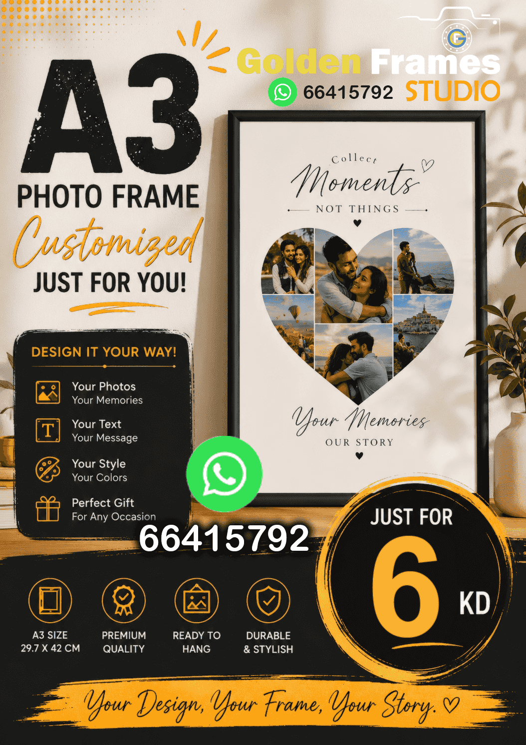 Photo frames collage