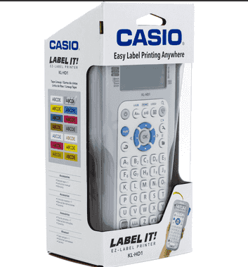 Casio label printer device