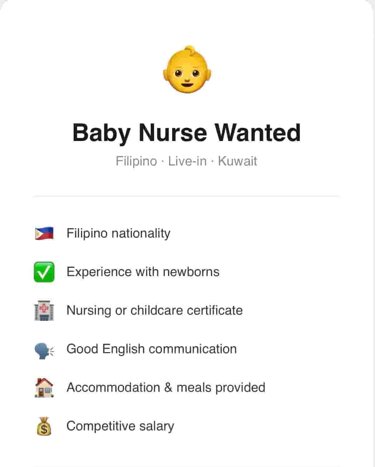 Nurse for Baby