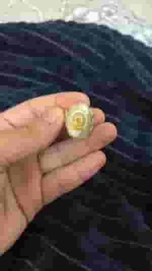 The Soleimani garnet ring is handmade