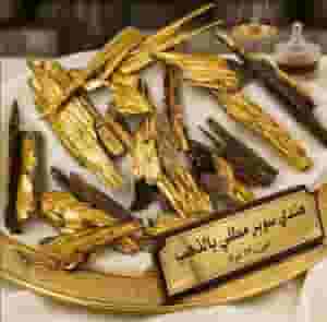 Gold plated incense for gifting and personal use