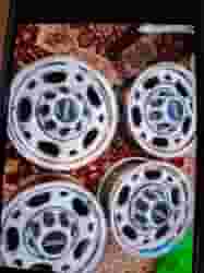 For sale, the original GM 8100 wheels with the original Lexus or Chevrolet