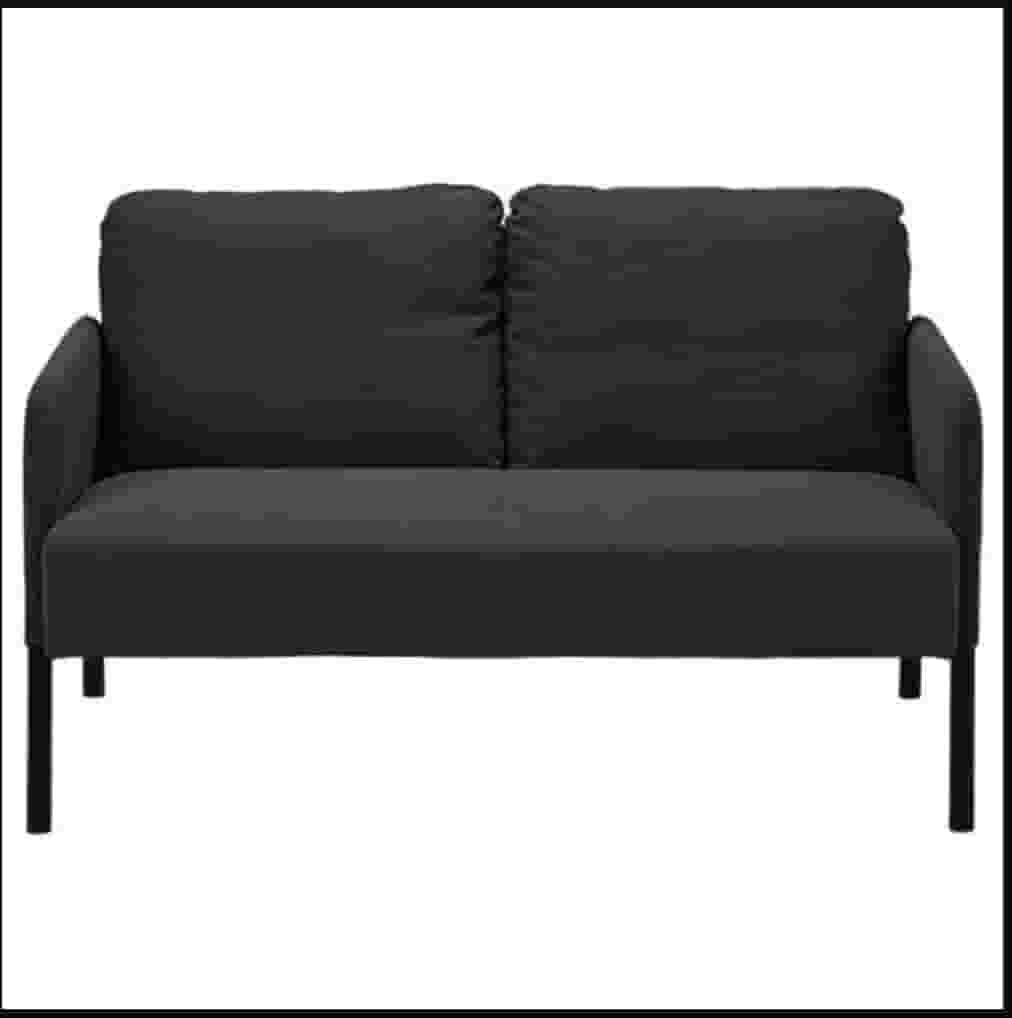 IKEA GLOSTAD 2-seat sofa, Knisa dark grey