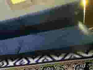 A luxurious navy velvet floor session at the lowest price
