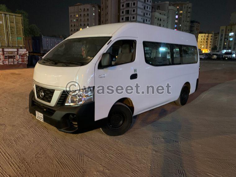 Nissan Urvan bus model 2019  0