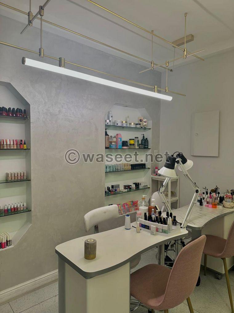 For sale, a women’s salon in Sabah Al-Salem, Block 1 4