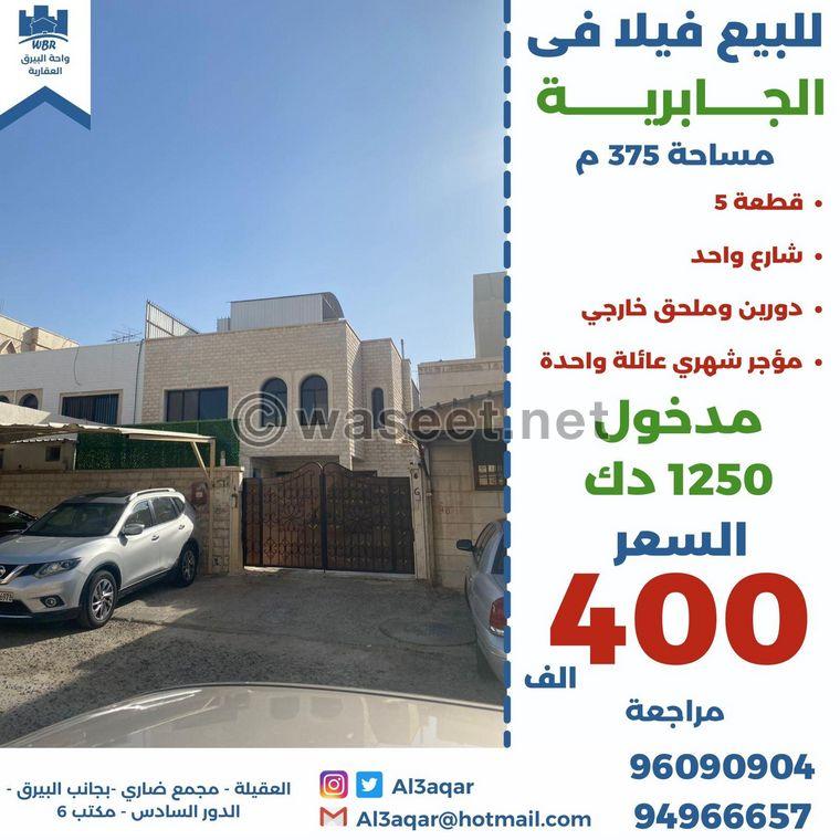 For sale, villa in Jabriya, 375 square meters 0