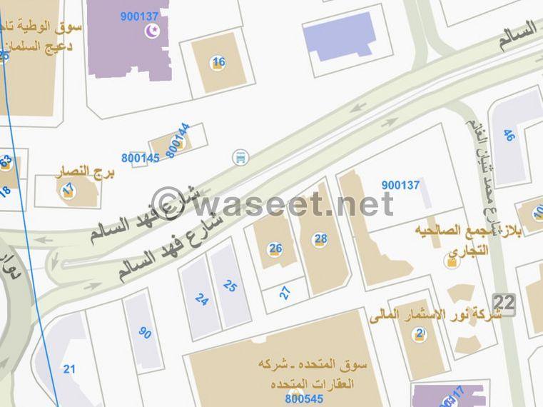 The sale is a commercial land with an area of 608 m 0