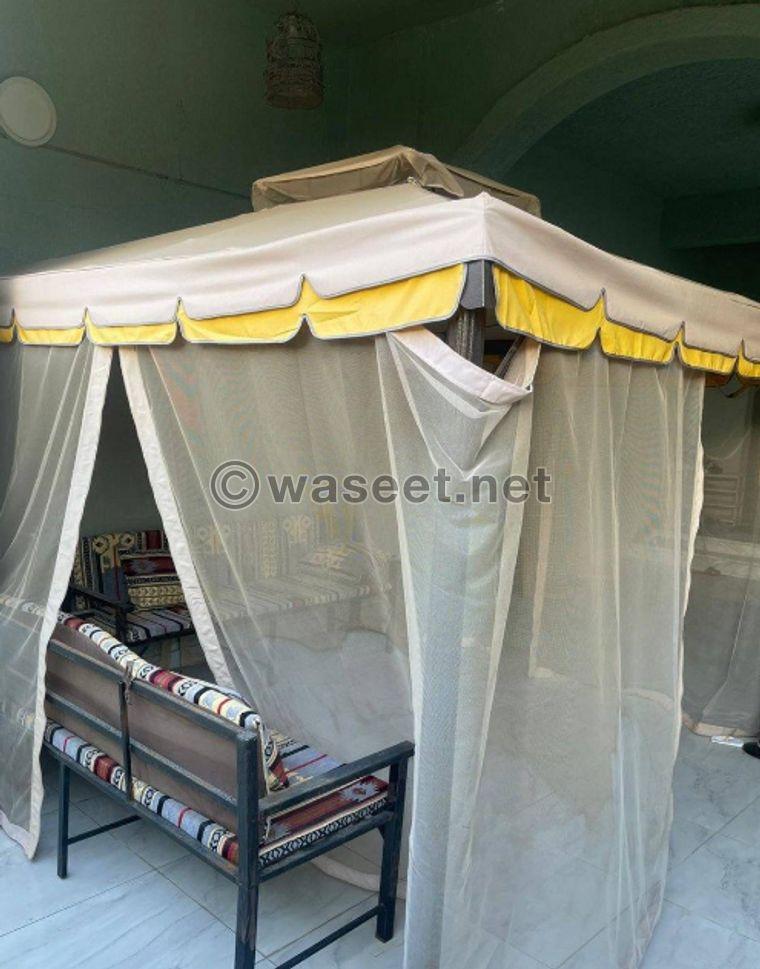 For sale a new tent suitable for home 0