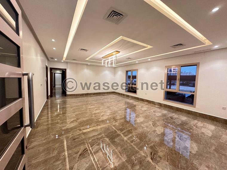For rent in Al-Zahraa, ground floor with private entrance, 4 master rooms 1