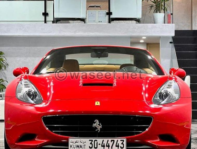   Ferrari California model 2013 0