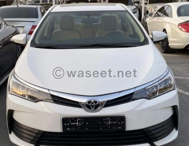 TOYOTA COROLLA MODEL 2018 0