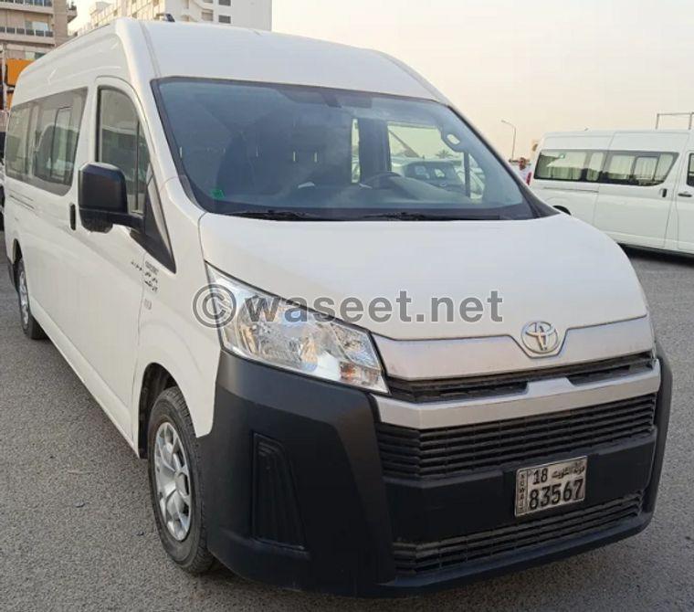 Toyota Hiace bus model 2020 is available for sale 0