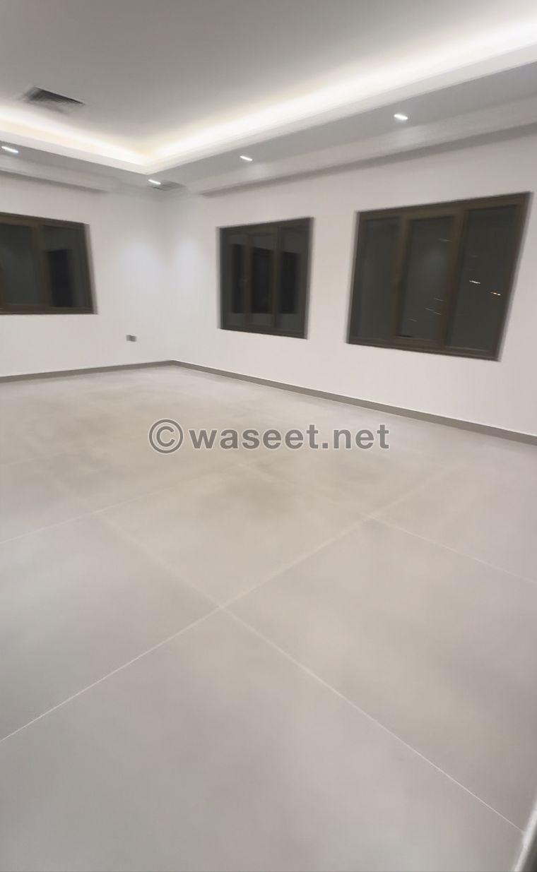 For rent the first floor in Al-Rawdah, an elegant building  1