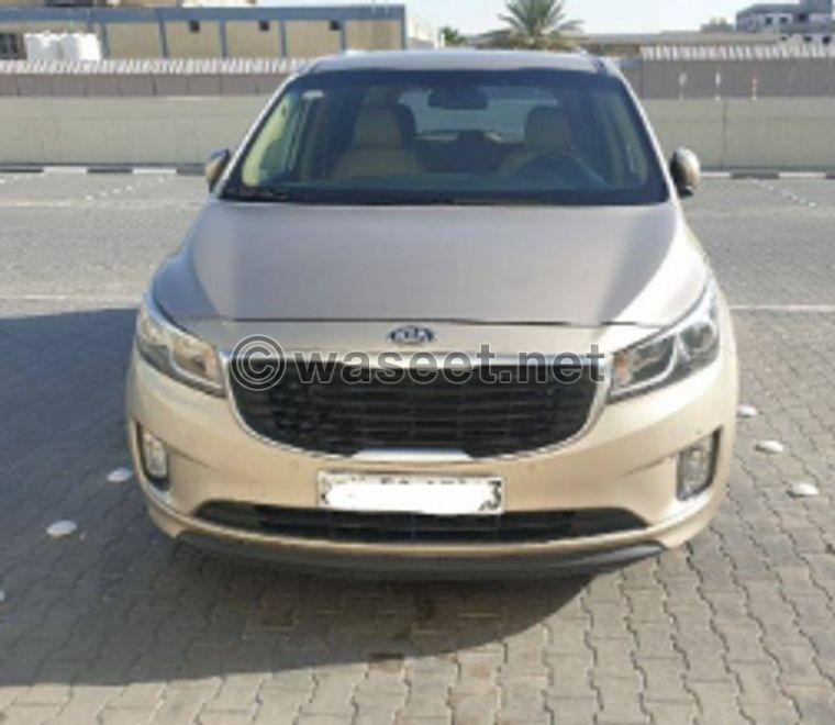 Kia Carnival model 2016 is available for sale 0