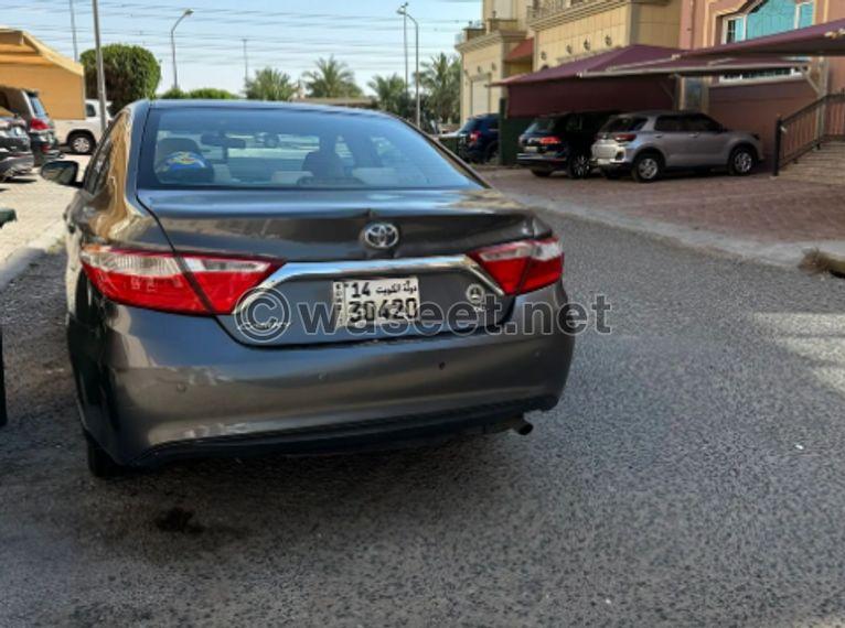 Toyota Camry 2016 model for sale 1