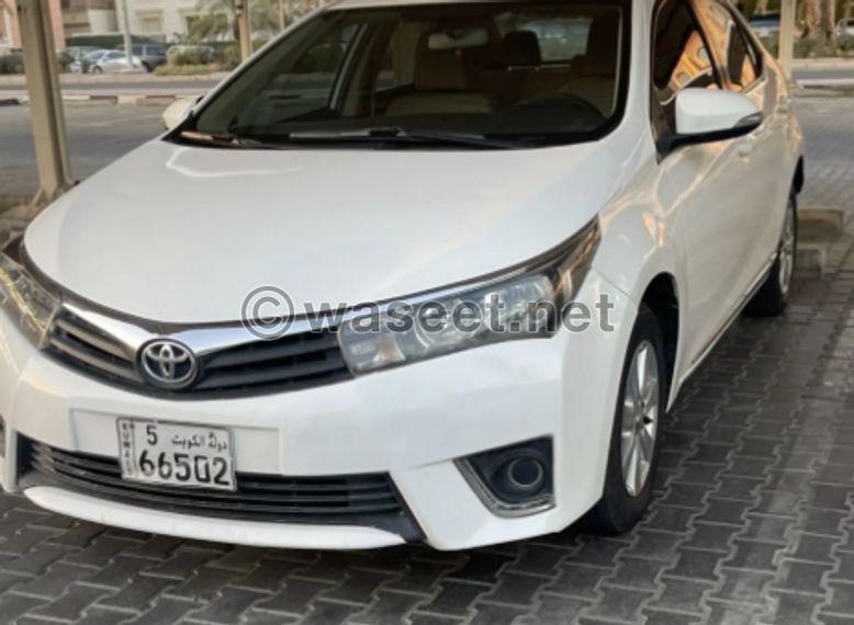 Corolla 2015 model for sale 0