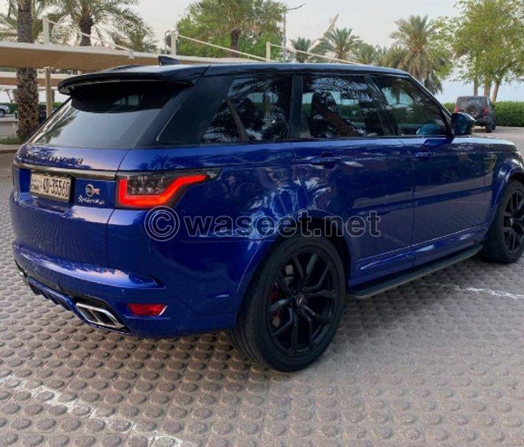 The car is the 2018 Range Rover SVR 1
