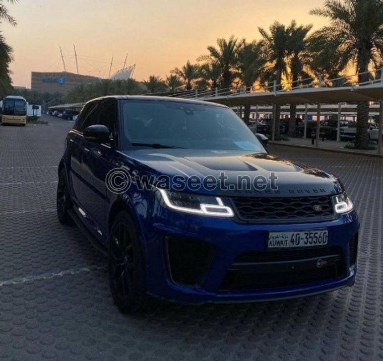 The car is the 2018 Range Rover SVR 2