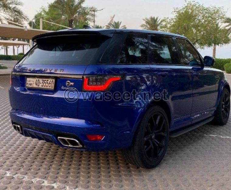 The car is the 2018 Range Rover SVR 3