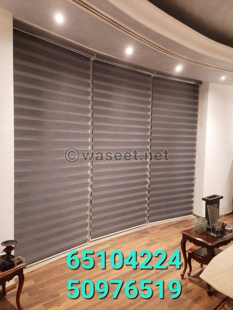 Separation and installation of all types of curtains  4